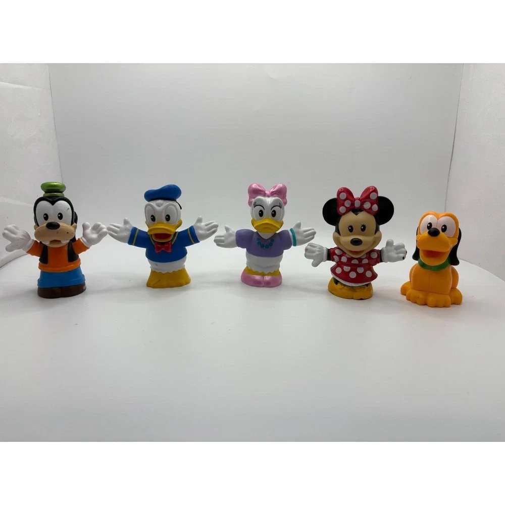 Fisher Price Little People Disney‎ Mickey Minnie Donald Daisy Pluto 5pc Figures